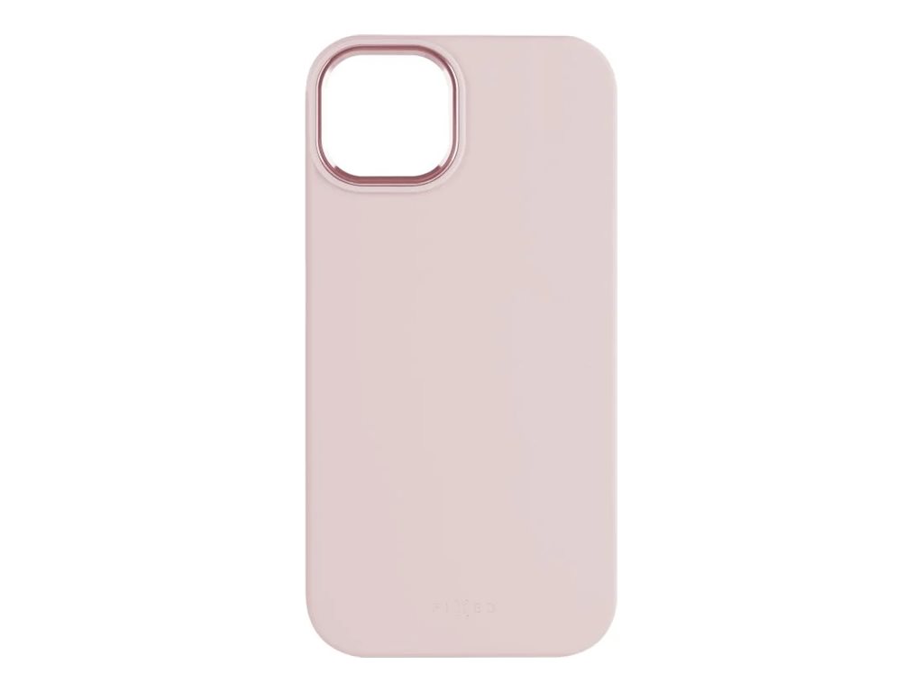Fixed | MagFlow | Back cover | Apple | iPhone 15 Pro | Liquid silicon | Pink