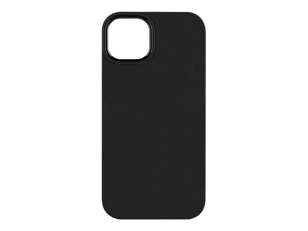 Fixed | MagFlow | Back cover | Apple | iPhone 15 Plus | Liquid silicon | Black
