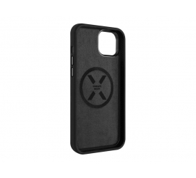 Fixed | MagFlow | Back cover | Apple | iPhone 15 Plus | Liquid silicon | Black