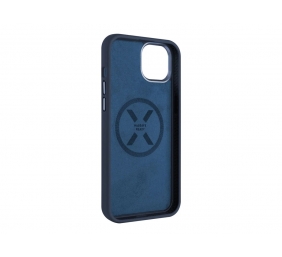 Fixed | MagFlow | Back cover | Apple | iPhone 15 Plus | Liquid silicon | Blue