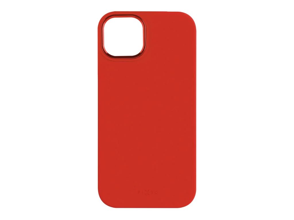 Fixed | MagFlow | Back cover | Apple | iPhone 15 Plus | Liquid silicon | Red