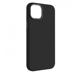 Fixed | MagFlow | Back cover | Apple | iPhone 15 | Liquid silicon | Black