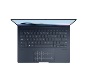 Asus | Zenbook 14 OLED UX3405MA-PP069W | Ponder Blue | 14.0 " | OLED | 3K | 2880 x 1800 pixels | Glossy | Intel Core U7 | 155H | 16 GB | LPDDR5X on board | SSD 1000 GB | Intel Arc Graphics | Windows 11 Home | 802.11ax | Bluetooth version 5.3 | Keyboard la
