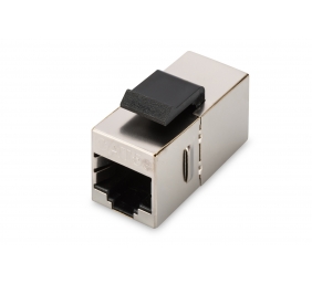 CAT 5e modular coupler, shielded RJ45 to RJ45, for panel connection