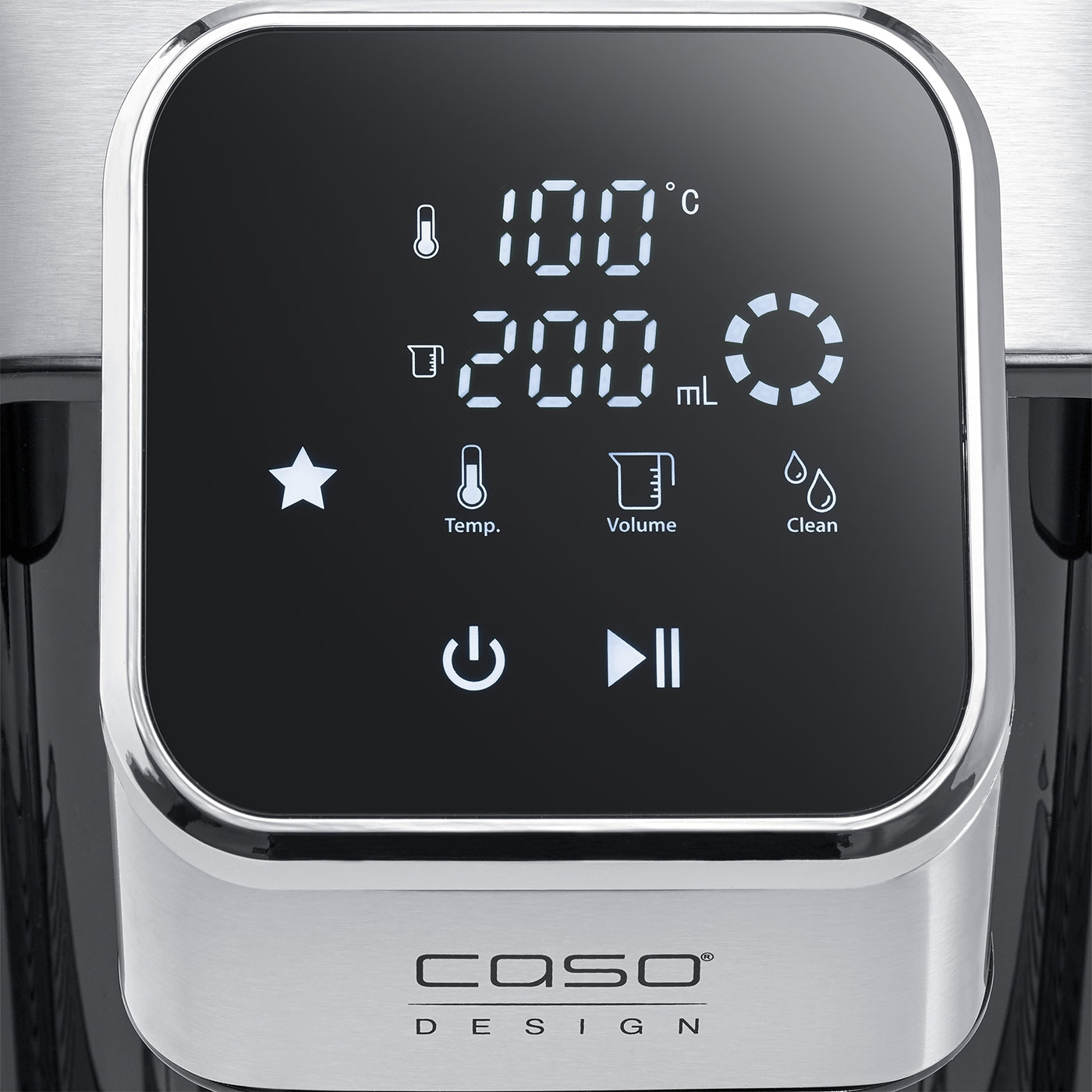 Caso Turbo Hot Water Dispenser | HW 770 Advanced | Water Dispenser | 2600 W | 2.7 L | Plastic/Stainless Steel | Black/Stainless Steel