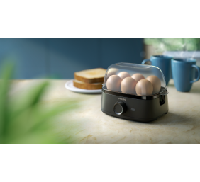 Philips | Egg Cooker | HD9137/90 | Deep black | 400 W