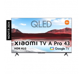 Xiaomi QLED TV A Pro 2025 | 43'' | Smart TV | Google TV | 4K UHD | Black