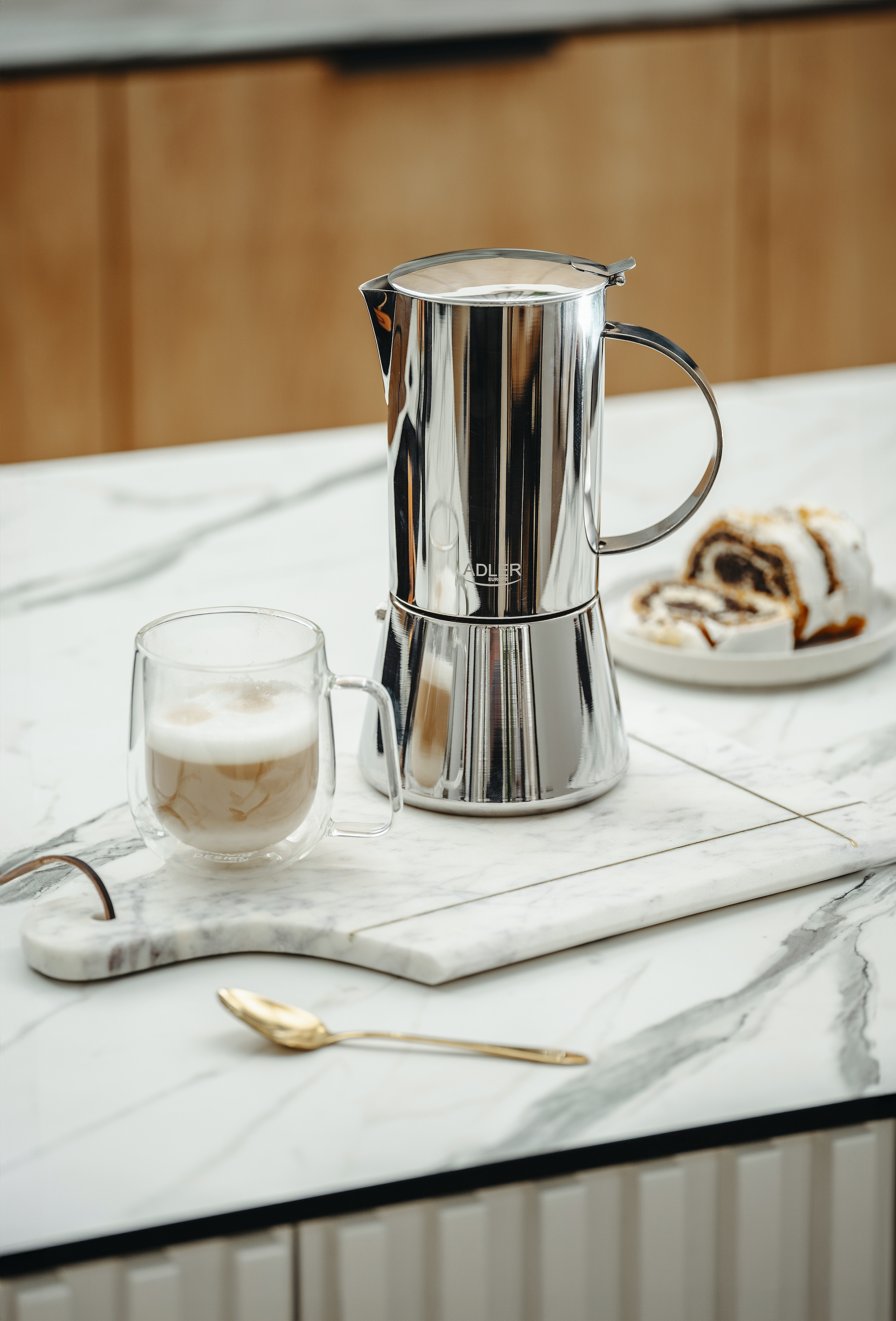 Adler | Espresso Coffee Maker | AD 4419 | Stainless Steel