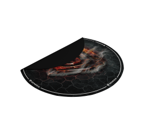 Genesis Tellur 400 Round Lava Floor Mat | Black