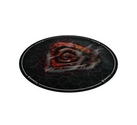Genesis Tellur 400 Round Lava Floor Mat | Black