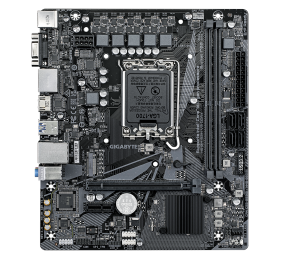 Gigabyte | H610M S2H V3 DDR4 G1.0 | Processor family Intel | Processor socket LGA1700 | DDR4 | Supported hard disk drive interfaces SATA, M.2 | Number of SATA connectors 4