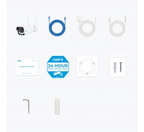 Reolink W430 4K WiFi 6 Surveillance Camera, White | Reolink