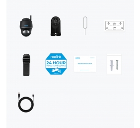 Reolinmk Argus Series B430 Smart 5MP Pan & Tilt Wire-Free Camera, Black | Reolink