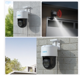 Reolink | 4K Dual-Lens Auto Tracking PoE Security Camera with Smart Detection | TrackMix Series P760 | PTZ | 8 MP | 2.8mm/F1.6 | IP65 | H.264/H.265 | Micro SD, Max. 256GB
