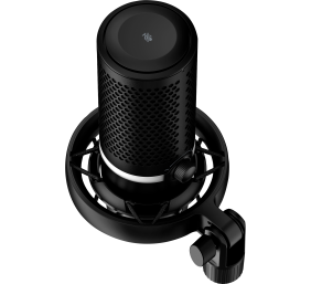 HyperX DuoCast Mikrofonas USB-C, 3.5mm jack, RGB Lighting, Juoda
