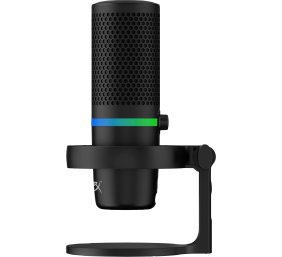 HyperX DuoCast Mikrofonas USB-C, 3.5mm jack, RGB Lighting, Juoda