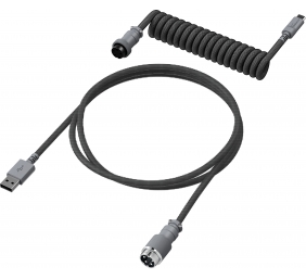 HP HyperX USB-C Coiled Cable Gray