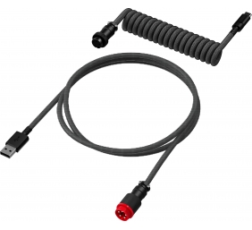 HP HyperX USB-C Coiled Cable Gray-Black