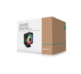 Deepcool | CPU Cooler | AG400 DIGITAL ARGB | Intel, AMD