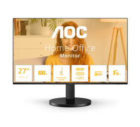 AOC Q27B3CF2 | 27 " | IPS | QHD | 16:9 | 100 Hz | 1 ms | 2560 x 1440 pixels | 350 cd/m² | HDMI ports quantity 1 | Black | Warranty 36 month(s)