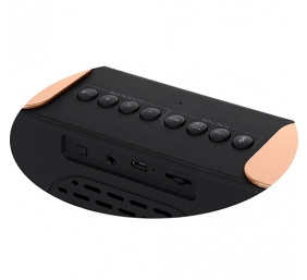 Adler | Wireless alarm clock with radio | AD 1190 | Alarm function | AUX in | Copper/Black