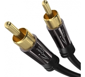 Ecost prekė po grąžinimo, KabelDirekt 799422539808 garso kabelis 3 m RCA Juoda