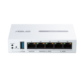 Gigabit VPN wired router | ExpertWiFi EBG15 | 10/100/1000 Mbit/s | Ethernet LAN (RJ-45) ports 3 | Mesh Support Yes | MU-MiMO Yes | Antenna type Internal | 1