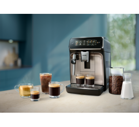 Philips | Espresso Coffee Maker | EP3321/40 | Pump pressure 15 bar | Built-in milk frother | Fully Automatic | 1500 W | Black