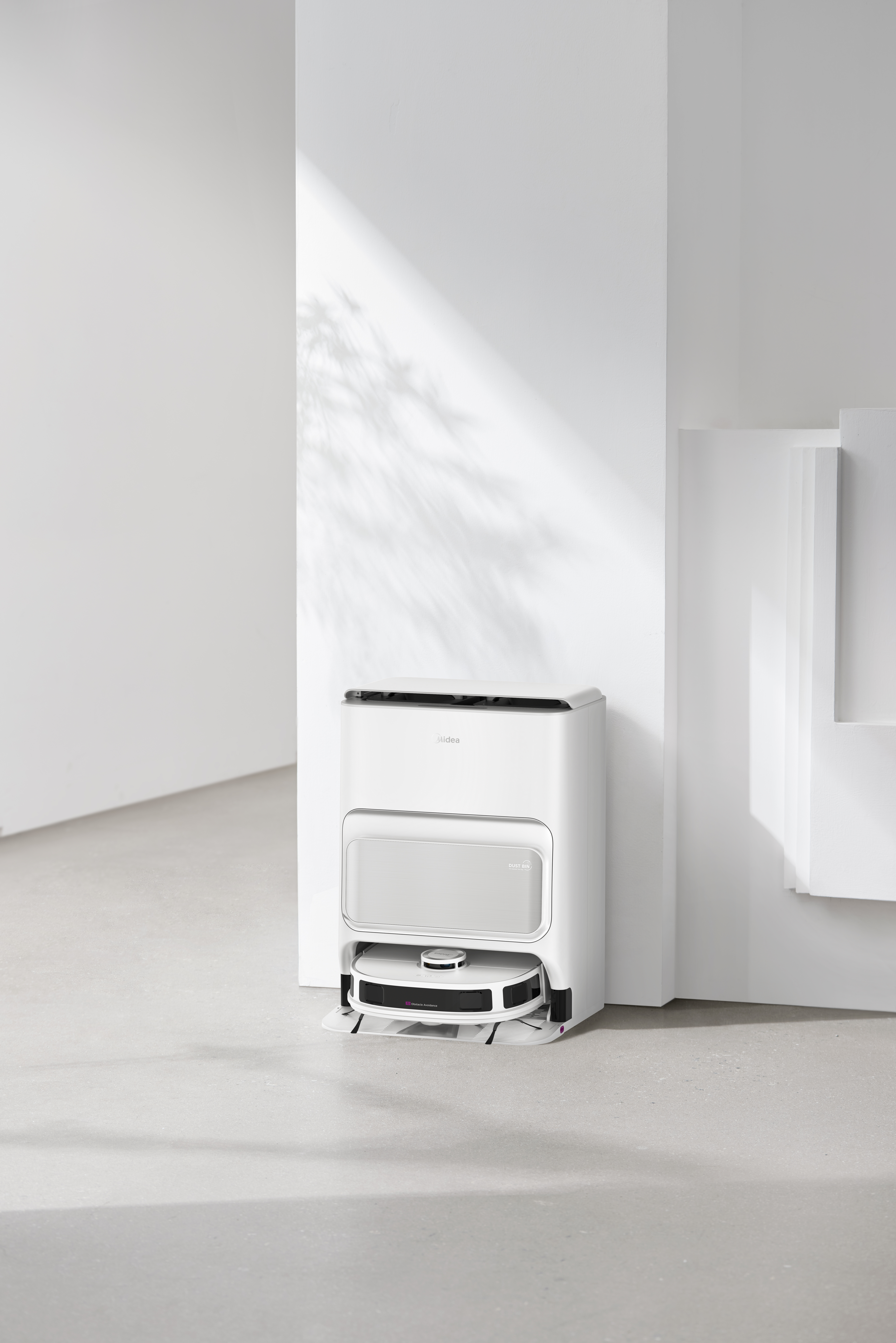 Midea | Robot Vacuum Cleaner | V12 | Wet&Dry | 5200 mAh | Dust capacity 3 L | 5000 Pa | White