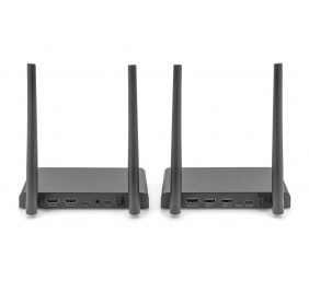 Digitus 4K Wireless HDMI KVM Extender Set, 150 m | DS-55328 | Black