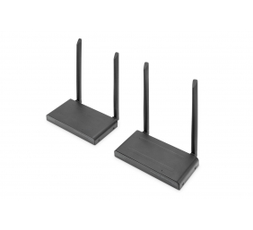 Digitus 4K Wireless HDMI KVM Extender Set, 150 m | DS-55328 | Black