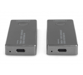 Digitus 4K Wireless Video Extender, 30 m (USB-C - HDMI) | DS-55324 | Black/Silver