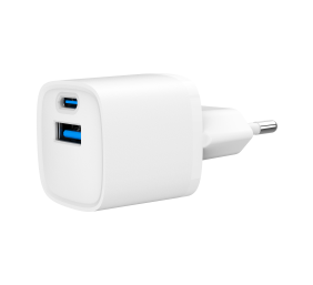 Gembird Fast Charger | TA-UC-PDQC20-W-01 | USB A+C