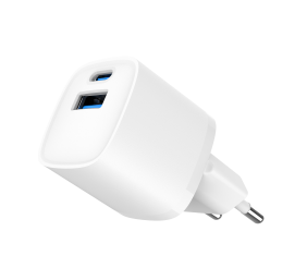 Gembird Fast Charger | TA-UC-PDQC20-W-01 | USB A+C