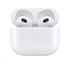 Apple AirPods (3rd Gen) Belaidės ausinės Earbuds, Lightning Charging Case, Balta