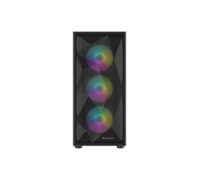 Genesis Gaming PC Case | Diaxid 605 ARGB | Black | Midi Tower | Power supply included No