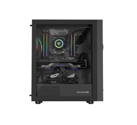 Genesis Gaming PC Case | Diaxid 605 ARGB | Black | Midi Tower | Power supply included No