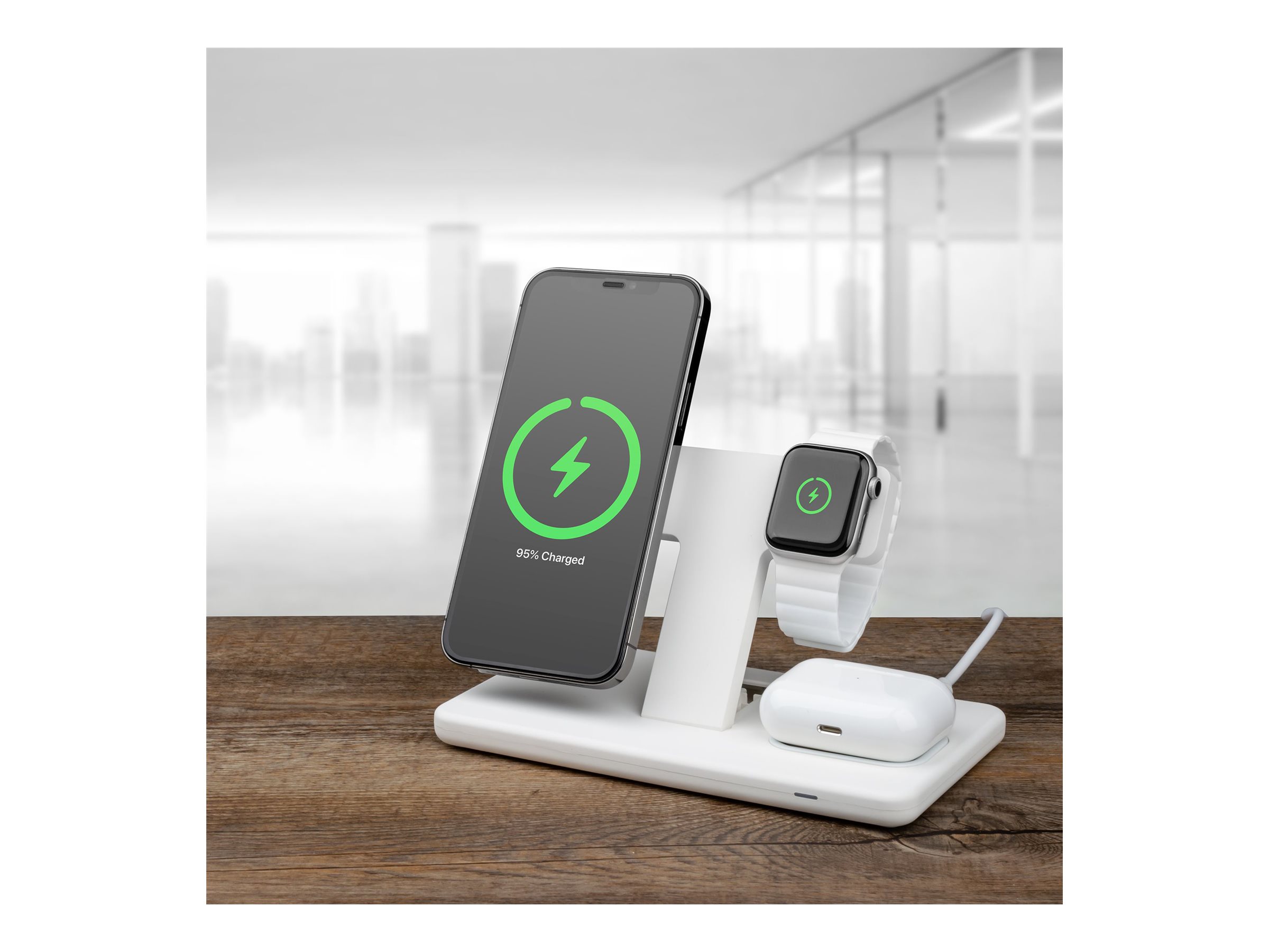 Fixed | Stand with wireless charging 3in1 | FIXMPOS-WH MagPowerstation