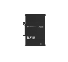 Teltonika DIN Rail Switch | TSW114 | Unmanaged | Wall-mountable | Gigabit Ethernet (copper) ports quantity 5 | Power supply type 2-pin industrial DC power socket