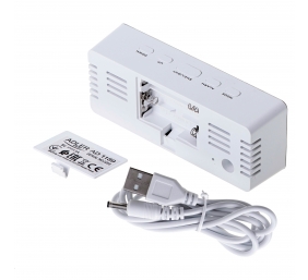 Adler | Alarm Clock | AD 1189W | Alarm function | White