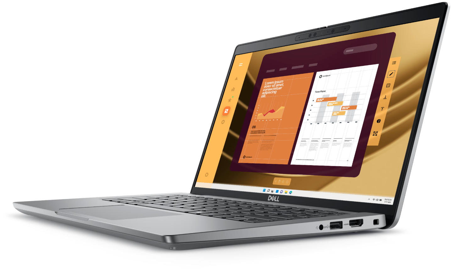 Dell Latitude 5450 | 14 " | IPS | FHD | 1920 x 1080 pixels | Anti-glare | Intel Ultra 5 | 135U | 16 GB | DDR5 | Solid-state drive capacity 512 GB | Intel Integrated Graphics | Windows 11 Pro | 802.11ax | Bluetooth version 5.3 | WWAN ready | Keyboard langu