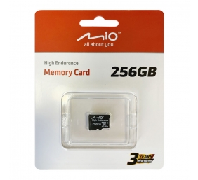Mio High-Endurance | 256 GB | MicroSD | Flash memory class UHS-I