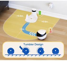Enabot | EBO SE | Robot IP Camera | Compact | N/A MP | N/A | 16GB external memory, support 256GB at maximum | White