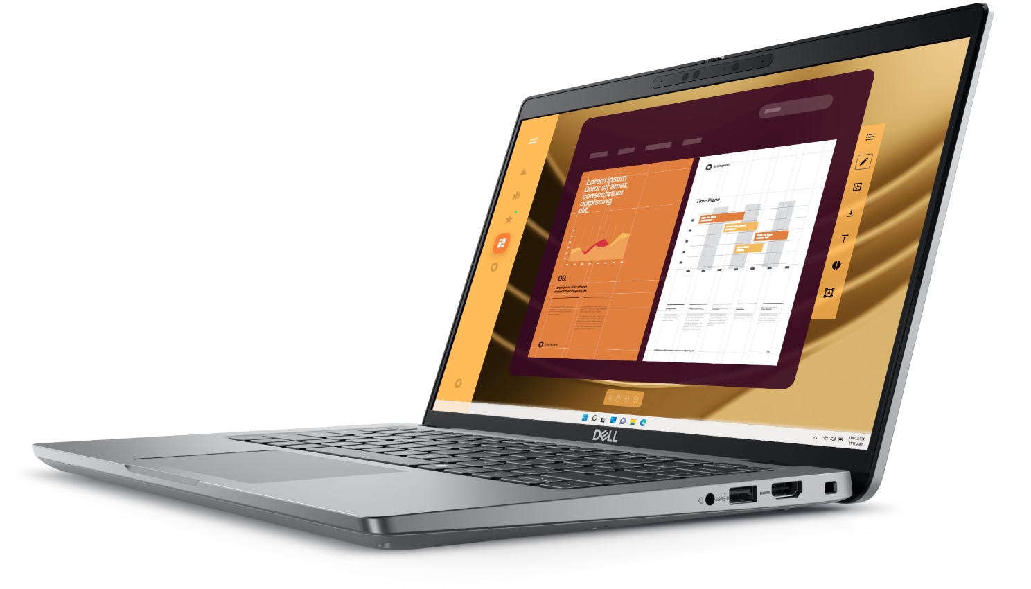 Dell Latitude 5450 | 14 " | IPS | FHD | 1920 x 1080 pixels | Intel Ultra 7 | 165H | 16 GB | DDR5 | Solid-state drive capacity 512 GB | NVIDIA GeForce RTX 2050 | GDDR6 | 4 GB | Windows 11 Pro | 802.11ax | Bluetooth version 5.3 | Keyboard language English |