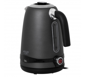 Adler Kettle | AD 1295g SS | Electric | 2200 W | 1.7 L | Stainless Steel | 360° rotational base | Grey