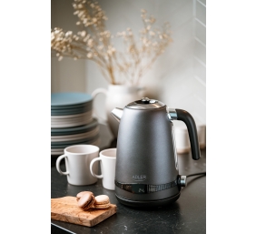 Adler Kettle | AD 1295g SS | Electric | 2200 W | 1.7 L | Stainless Steel | 360° rotational base | Grey