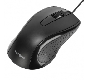 Targus Full-Size Optical Antimicrobial Wired Mouse | Targus Mouse | Full-Size Optical Antimicrobial | Wired | Black
