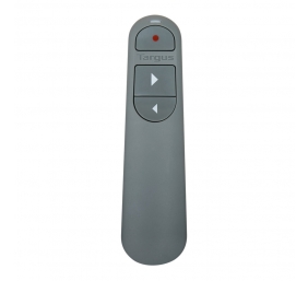 Targus EcoSmart Antimicrobial ControlPlus Wireless Presenter | Grey | Depth 23 mm | Height 131 mm | PCR | Width 37 mm