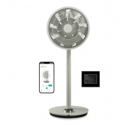 Duux | Fan with Battery Pack | Whisper Flex Smart | Stand Fan | Sage | Diameter 34 cm | Number of speeds 26 | Oscillation | Remote control