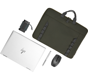 HP Modular 15.6 Sleeve with Handles/shoulder strap included, Water Resistant - Dark Olive Green